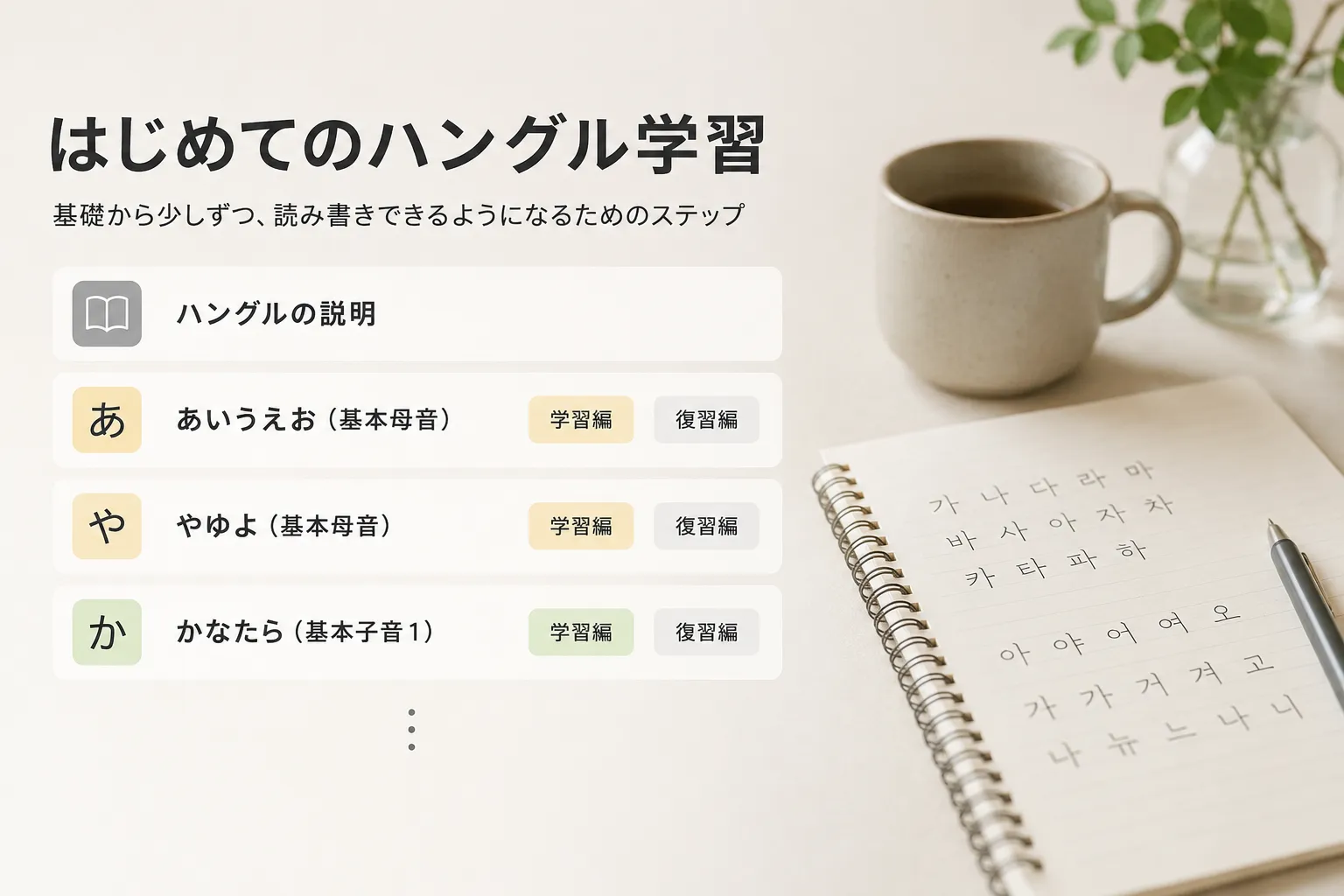 アプリ全体の構成